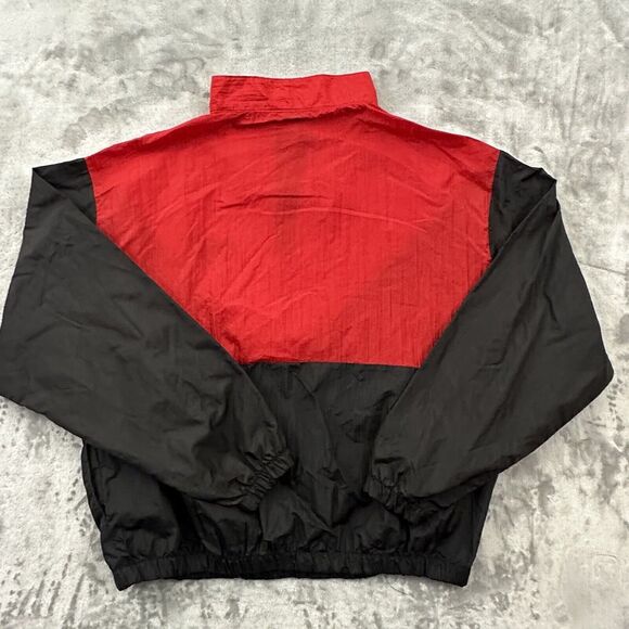 DARE Program Jacket Mens XL Red Black Vintage Quarter Zip Pullover 90s Style - Picture 9 of 9